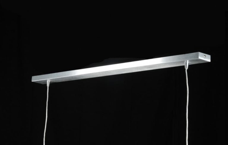 Design 2-lichts led hanglamp aluminium