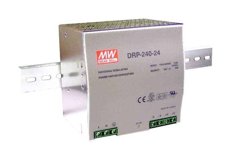 Voeding voor DIN-RAIL Meanwell 24V 240W