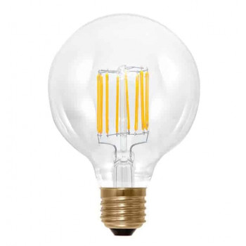 Filament E27 LED bol 95mm Edison dimbaar