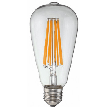 E27 LED lamp 8W-60W 2700k dimbaar ST64
